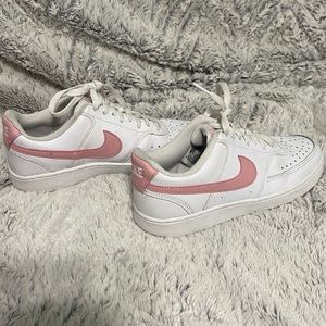 Women’s 7.5 Nike Court Vision Pink - lightly used